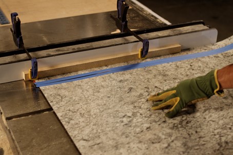 cortar el laminado con márgenes