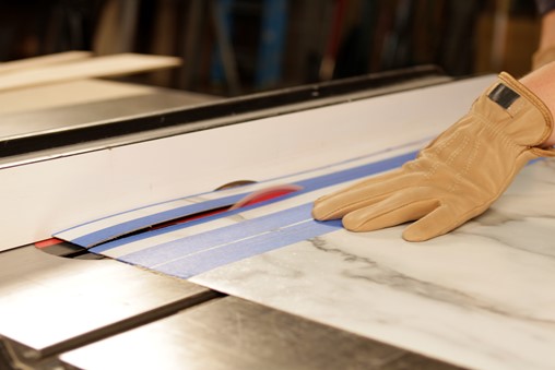 cortar el laminado
